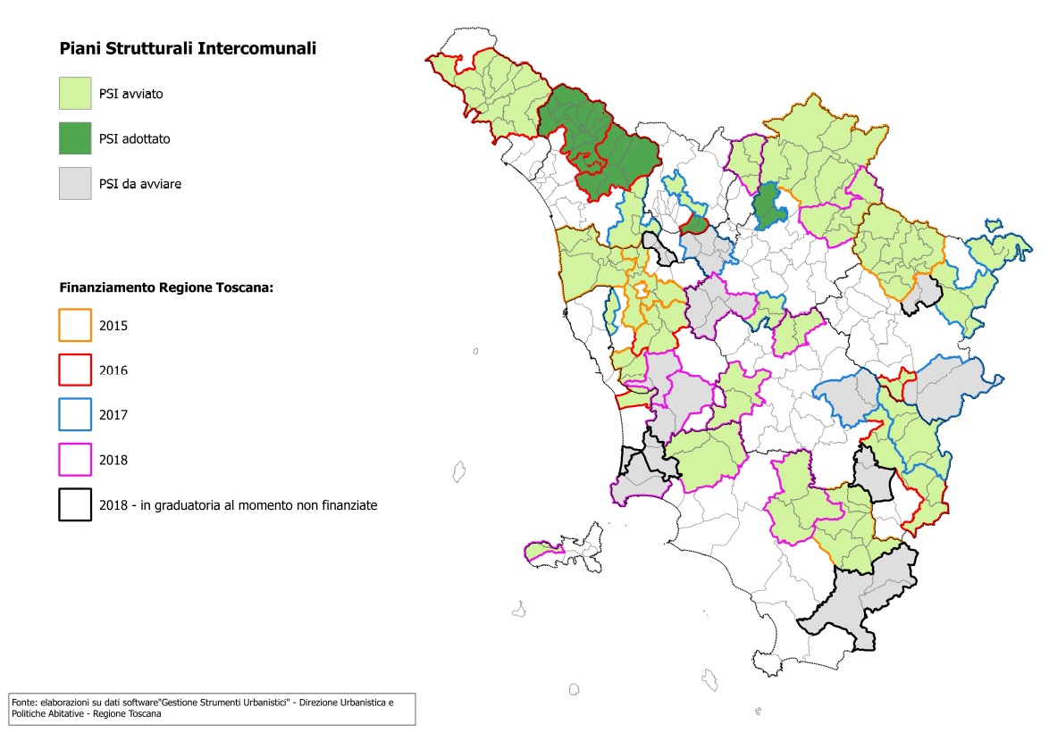 toscana Piani Strutturali intercomunali