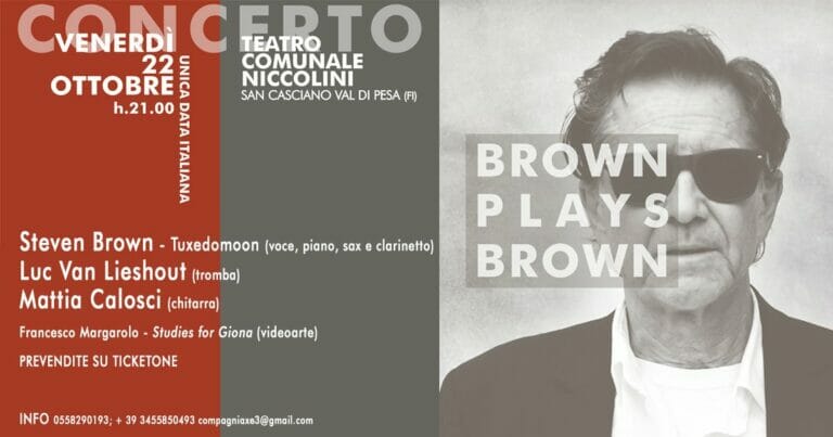 “Brown Plays Brown”. Intervista a Steven Brown