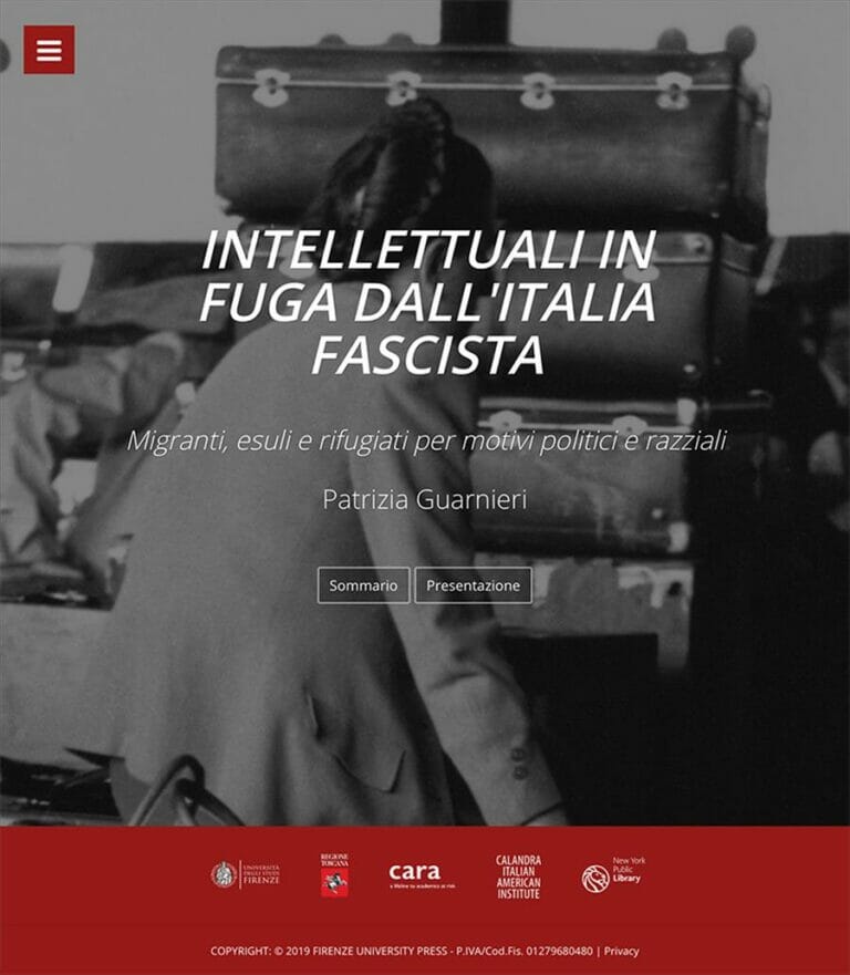 “Intellettuali in fuga dall’Italia fascista”. Intervista alla prof.ssa Guarnieri (Unifi)