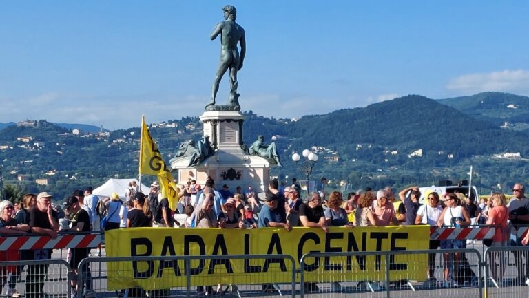 FIRENZE. COSA RESTA DELLA PARTENZA DEL TOUR DE FRANCE.