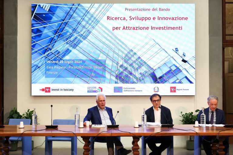 🎧 Dalla Toscana 10 milioni per attrarre gli investimenti stranieri