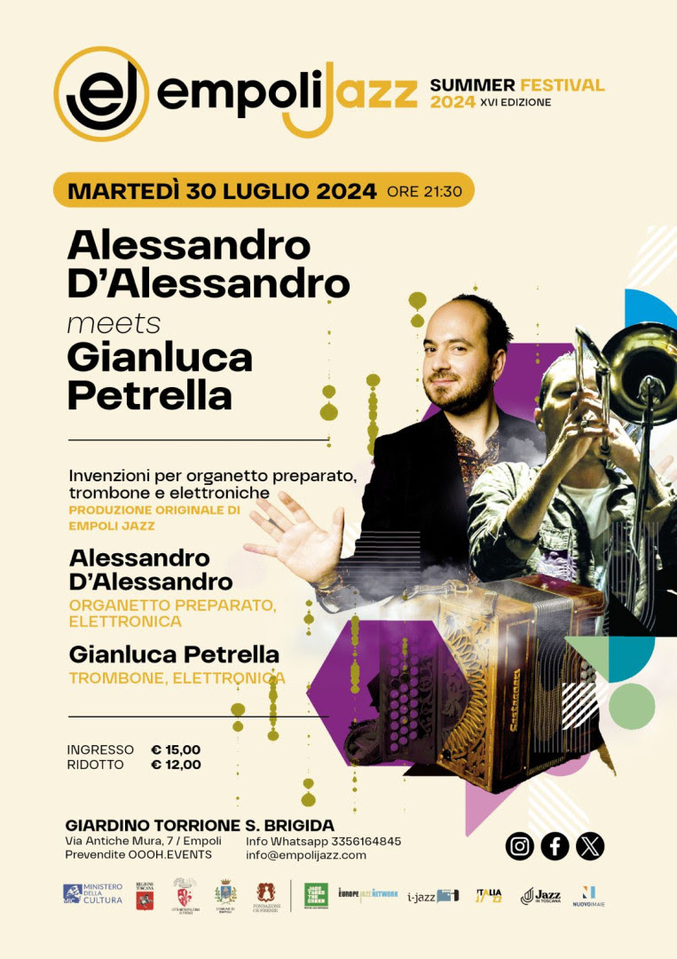 Empoli Jazz: Alessandro D’Alessandro meets Gianluca Petrella: