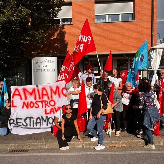 Villa Botticelli, FP CGIL, Sanità