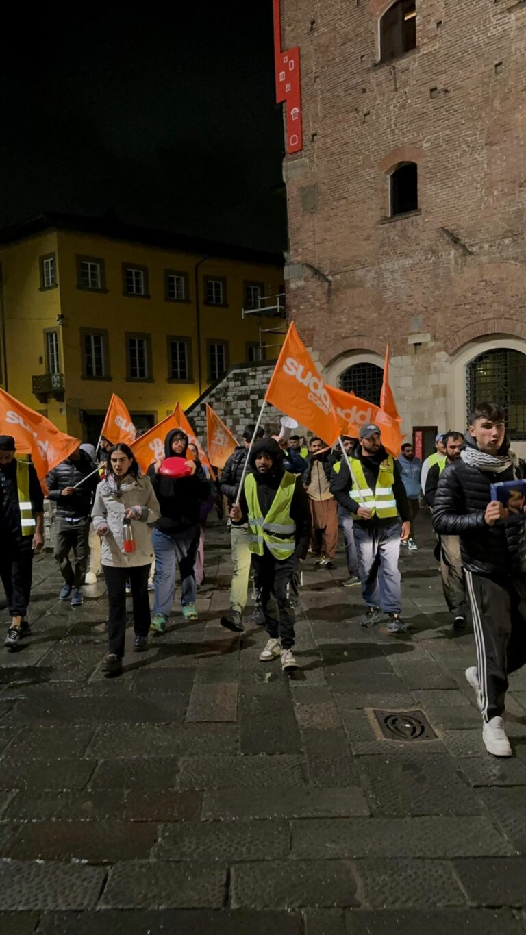 Solidarietà alle vittime dell'assalto al picchetto e adesioni al corteo del 13 ottobre a Seano