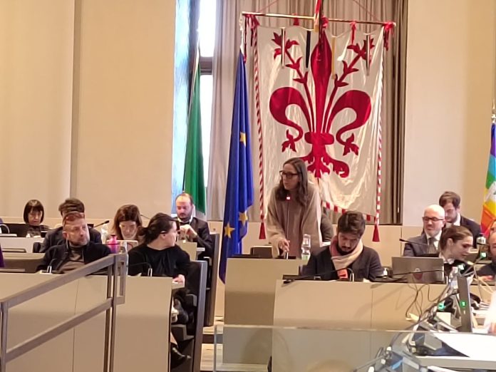 Sara Funaro in Consiglio Regionale