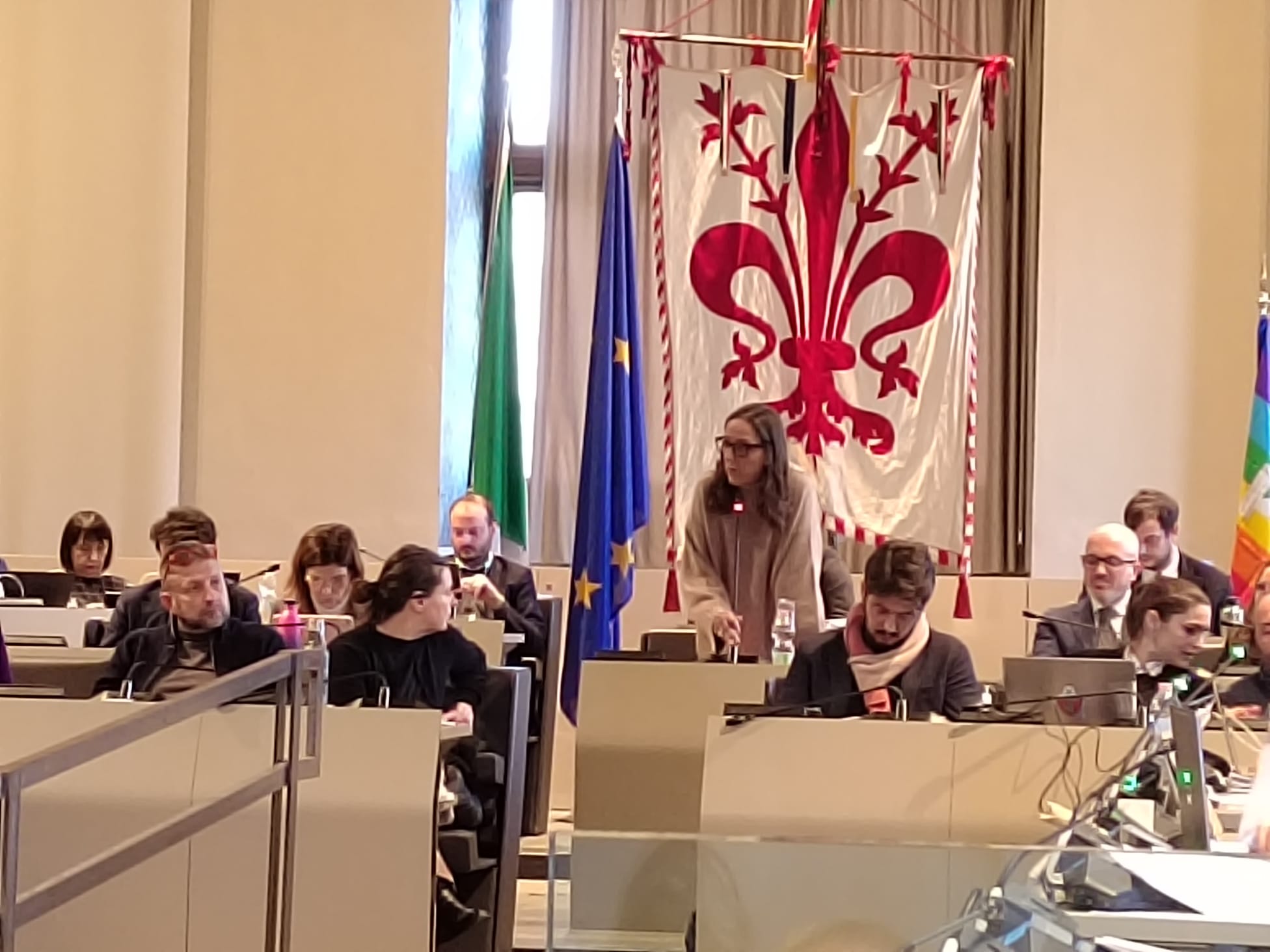 Sara Funaro in Consiglio Regionale